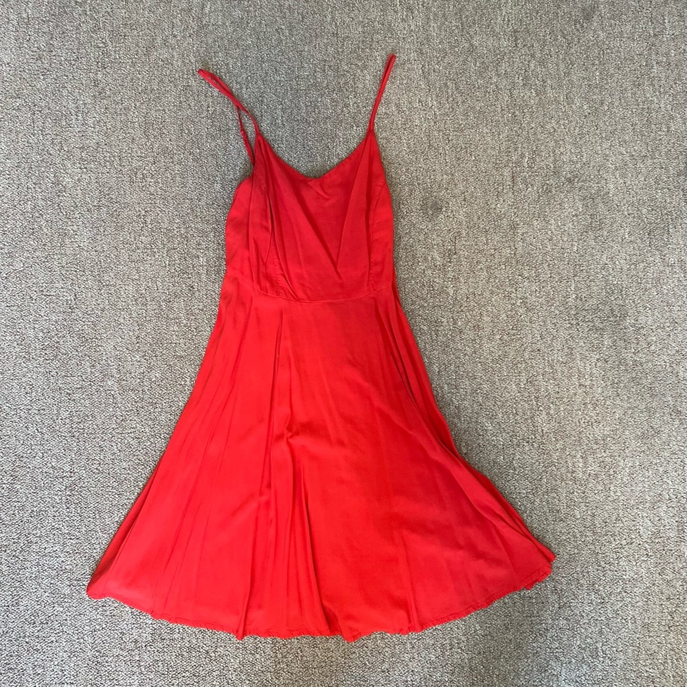 Flowy Red Dress